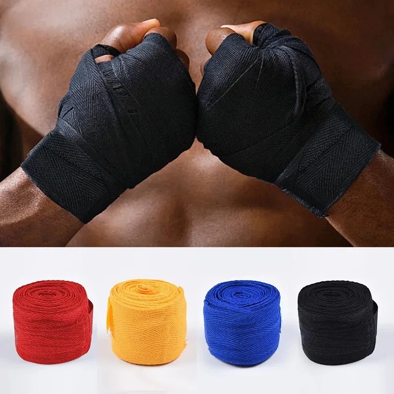 Boxing Glove Set - Bandaże bokserskie 3M/5M, bawełniane owijki sportowe,