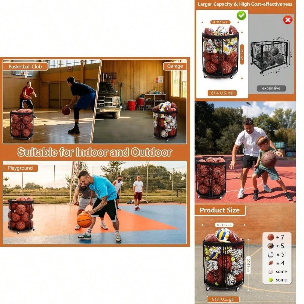Wytrzymały wózek do przechowyw – Sports Equipment Organizer Rack recenzja i cena