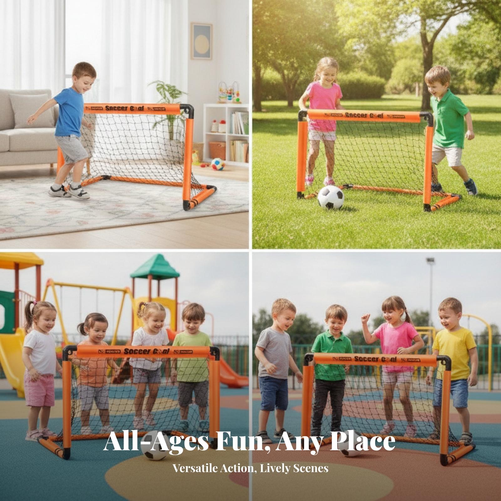 Przenośna bramka do piłki nożn – Sports Equipment For Kids recenzja i cena