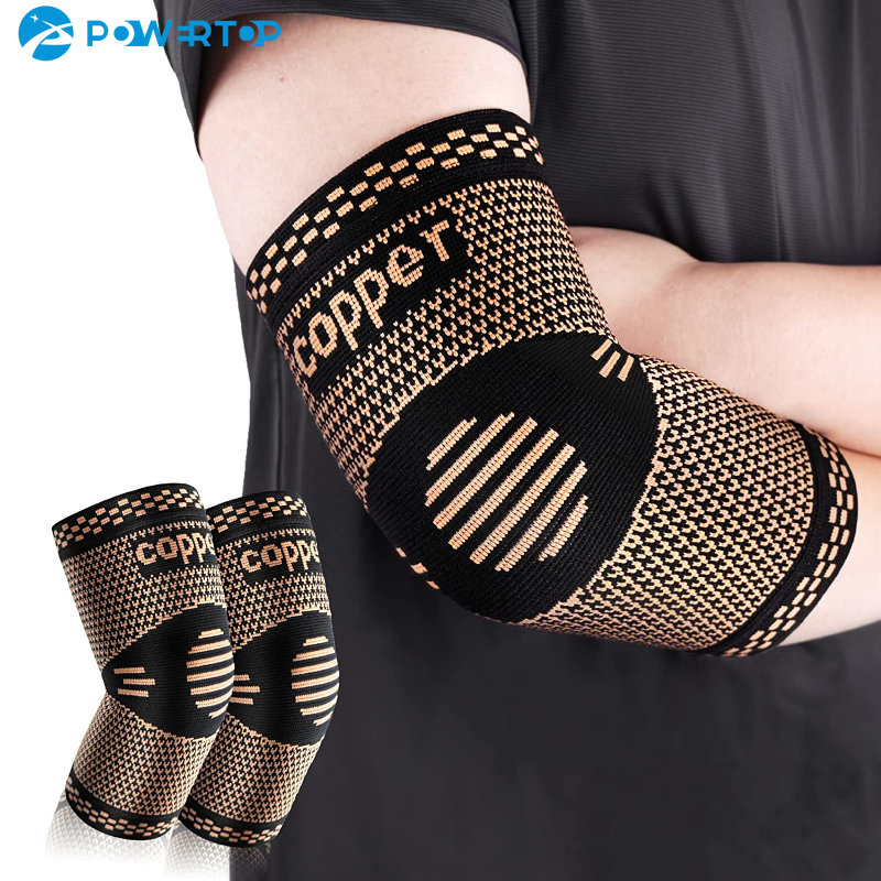 1PC miedziany rękaw kompresyjn – Tennis Elbow Brace recenzja i cena